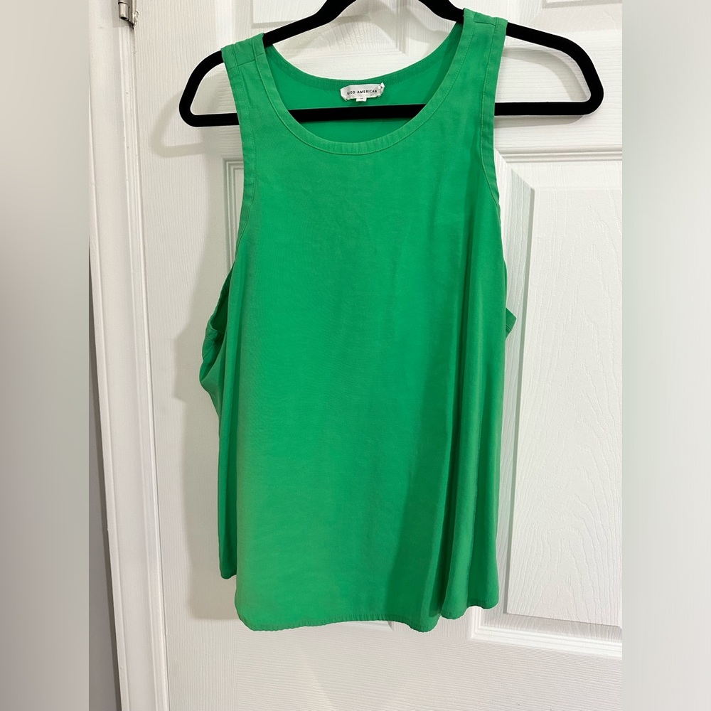 Good American Green Tank Size 4 (XL)